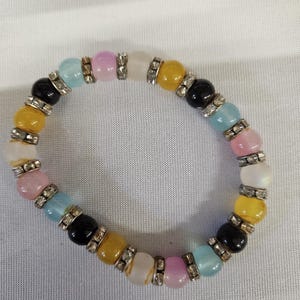 colourful beaded bracelet