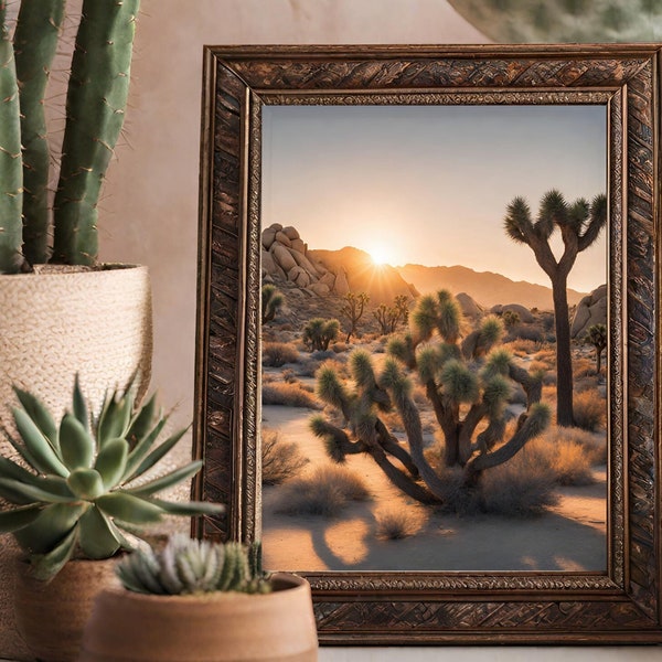 Joshua Tree Wall art | Desert Photography | National Park | Palm springs | Joshua Tree | Instant Download | Digital download | Western Decor