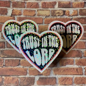 1 Christian faith based stickers, Jesus sticker, bible verse sticker, , holographic waterproof vinyl  sticker