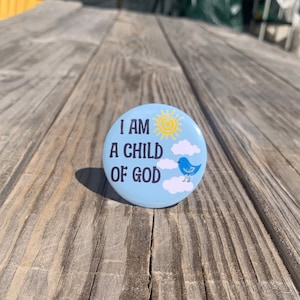 Christian pins buttons 1.25“or 2.25”, pinback buttons badges