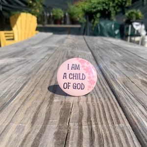 Christian pins buttons 1.25“or 2.25”, pinback buttons badges