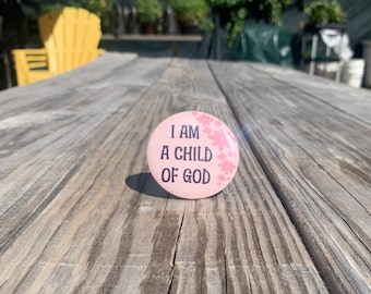 Christian pins buttons 1.25“or 2.25”, pinback buttons badges