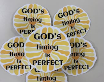 1 Christian faith based stickers, waterproof Jesus sticker, bible verse sticker