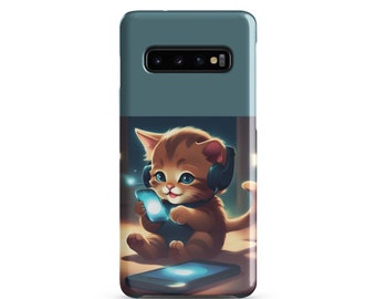 Snap case for Samsung®, Cat with Phone