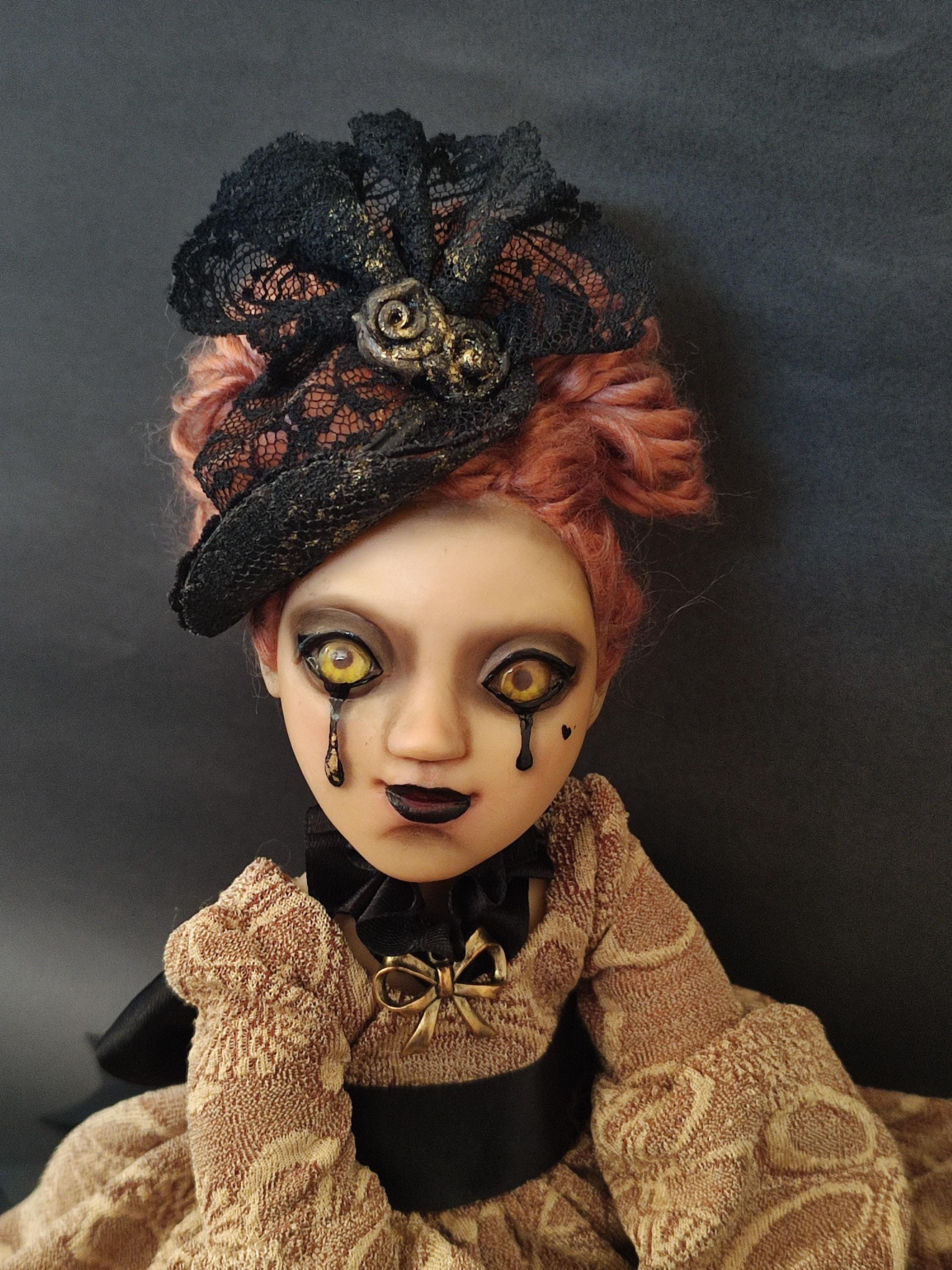 Haunted Victorian Porcelain Art Doll - 