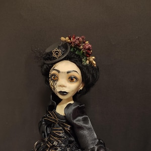 Haunted Victorian Porcelain Art Doll - 