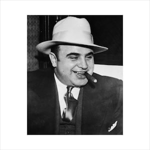 Al Capone with cigar 1939 digital download