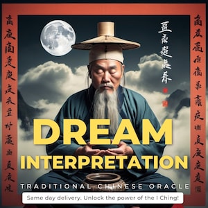 DREAM interpretation reading: hidden meaning of your dreams, chinese oracle, same day delivery, unlock the power of your dreams zdjęcie 1