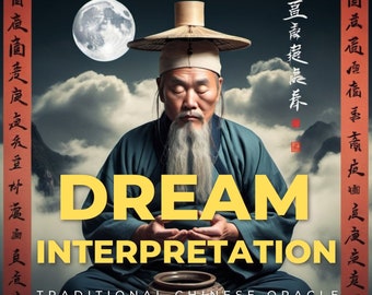 DREAM interpretation reading: hidden meaning of your dreams, chinese oracle, same day delivery, unlock the power of your dreams!