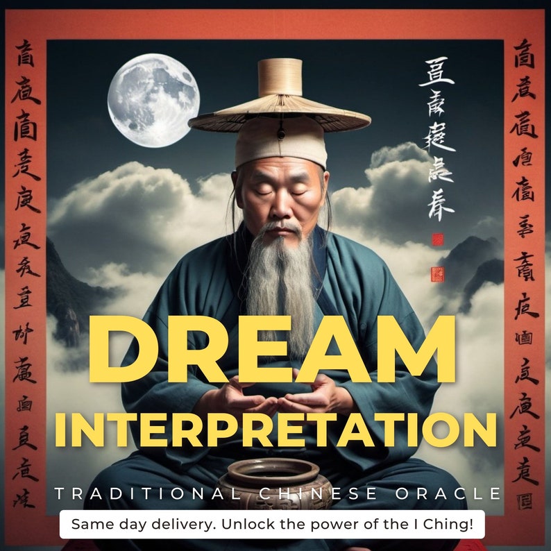 DREAM interpretation reading: hidden meaning of your dreams, chinese oracle, same day delivery, unlock the power of your dreams zdjęcie 1