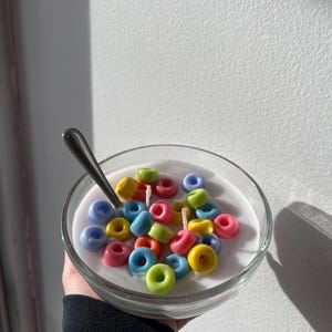 Large Cereal Candle | Cute Candle | Funny Candle | Room Decor