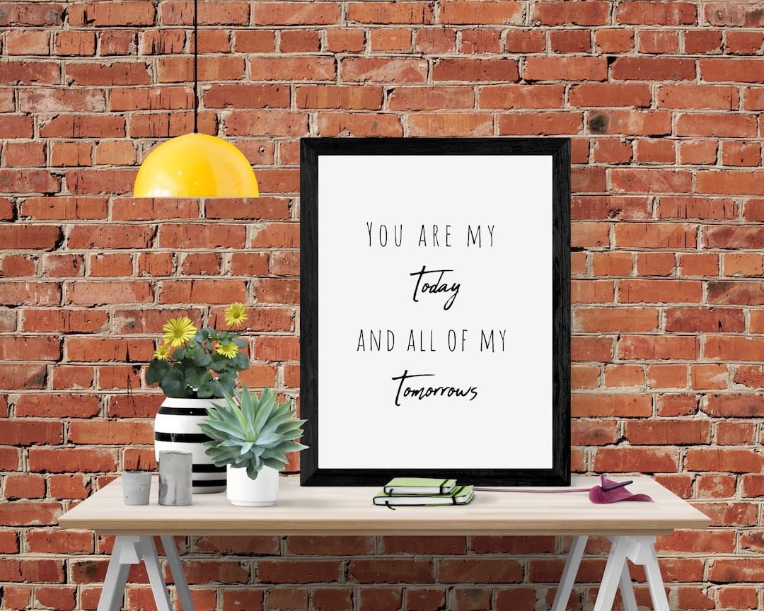 Love Quote Printable, Quote Printable, Romantic Wall Art, Typography ...