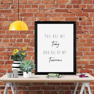 Love Quote Printable, Quote Printable, Romantic Wall Art, Typography Print, Inspirational Wall Art, Printable Wall Art, Love Wall Art