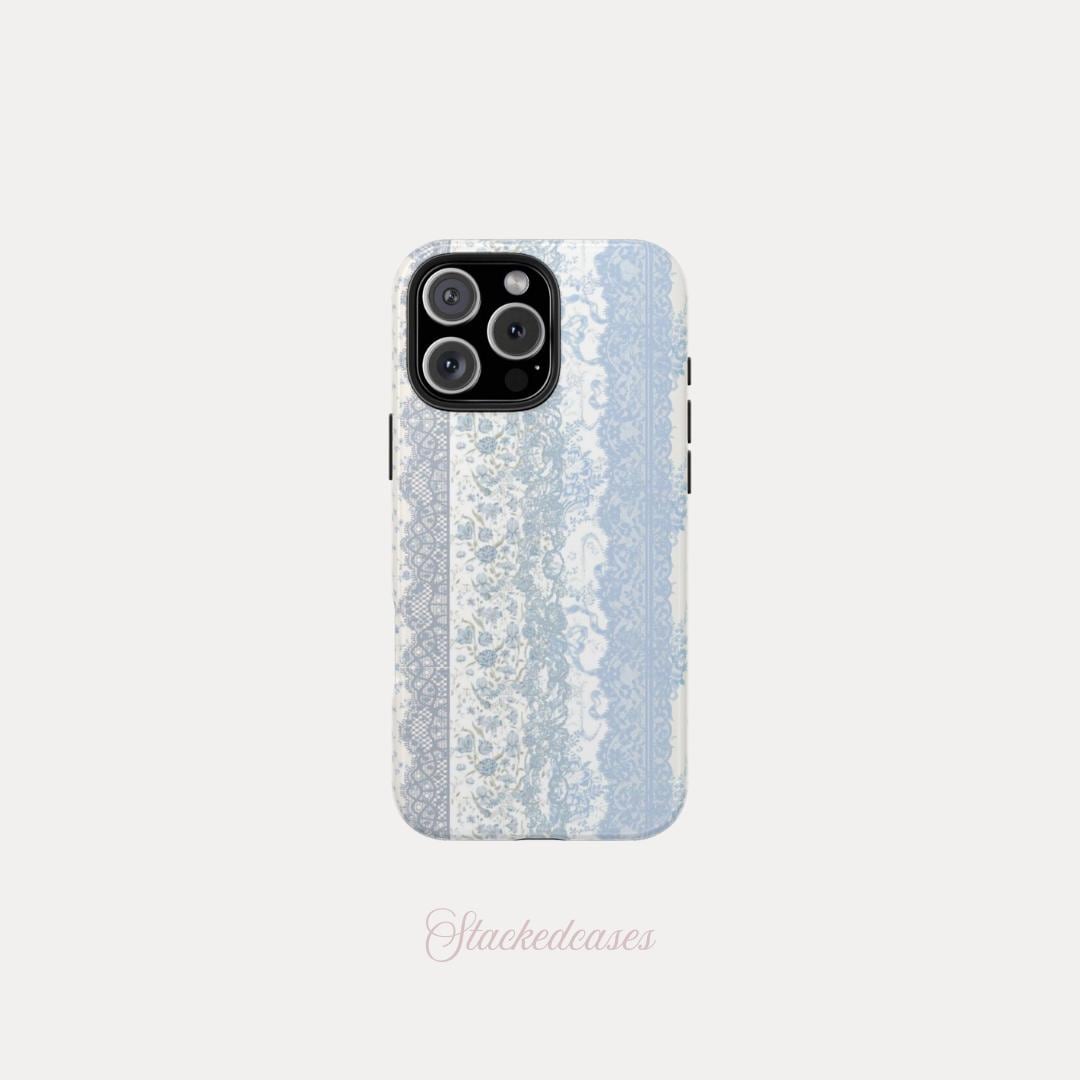 BLUSHING BLUES iPhone Case