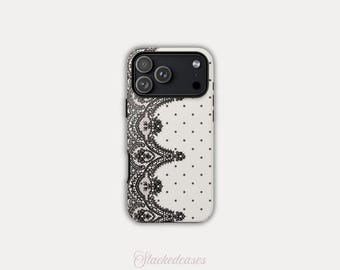 LACEY POLKA DOT iPhone Case