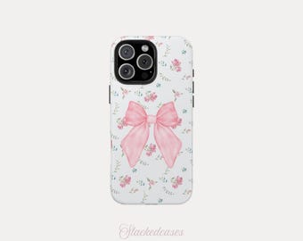 FLORAL BOW iPhone Case