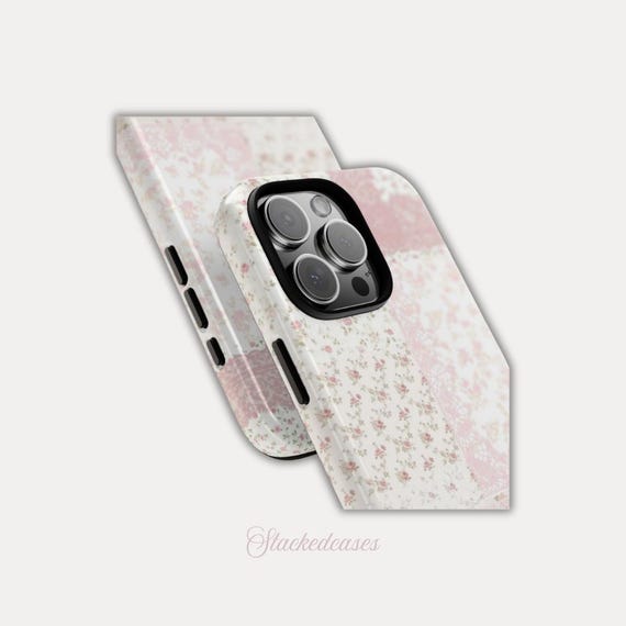 quilting iPhone case with lip case ピンク quilting iPhone case with lip case ピンク quilting iPhone