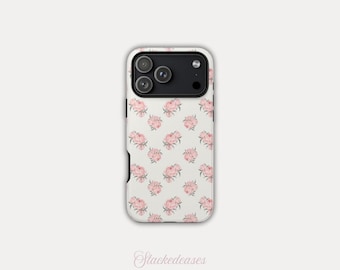 Blushing Rosette iPhone Case