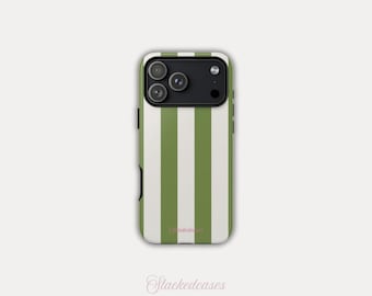 MATCHA STRIPES iPhone Case