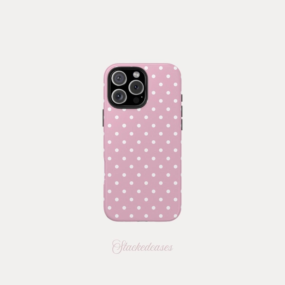 BUBBLEGUM POLKA DOT iPhone Case