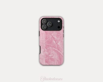 SWEET PINK CAMO iPhone Case
