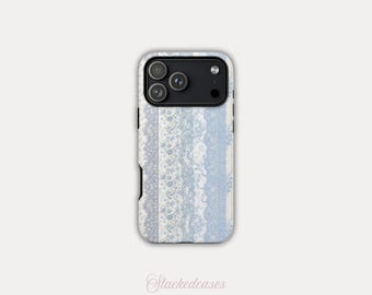 BLUSHING BLUES iPhone Case