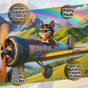 Cat Jigsaw Puzzle 1000 Family Game Night Gift Puzzle Lovers 500 Piece Puzzle 1000 Jigsaw Puzzle for Adults Puzzle For Kids Puzzle Colorful