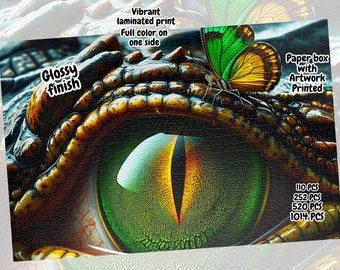 Crocodile Jigsaw Puzzle 1000 Family Game Night Gift Puzzle Lovers 500 Piece Puzzle 1000 Jigsaw Puzzle For Adults Puzzle For Kids Puzzle