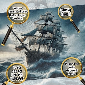 Pirate Jigsaw Puzzle 1000 Family Game Night Gift Puzzle Lovers 500 Piece Puzzle 1000 Jigsaw Puzzle For Adults Puzzle For Kids Puzzle Ship