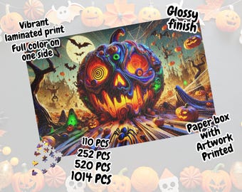 Kürbis Puzzle 1000 Familie Spielabend Geschenk Puzzle Halloween Liebhaber 500 Teile Puzzle 1000 Puzzle Für Erwachsene Puzzle Für Kinder Puzzle