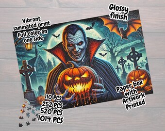 Halloween-puzzel 1000 familiespel nacht cadeau puzzelliefhebbers puzzel 500 stukjes puzzel 1000 puzzel voor volwassenen voor kinderen puzzel trick or treat