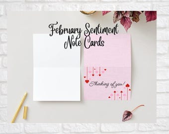 Heart Greeting/Sentiment/Note Card Pack