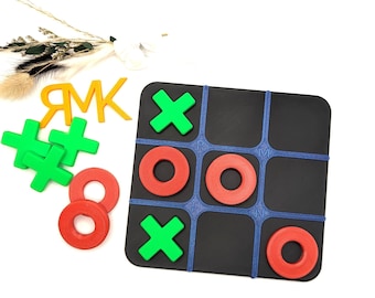 TikTakToe Plate X and O Gift Game to go