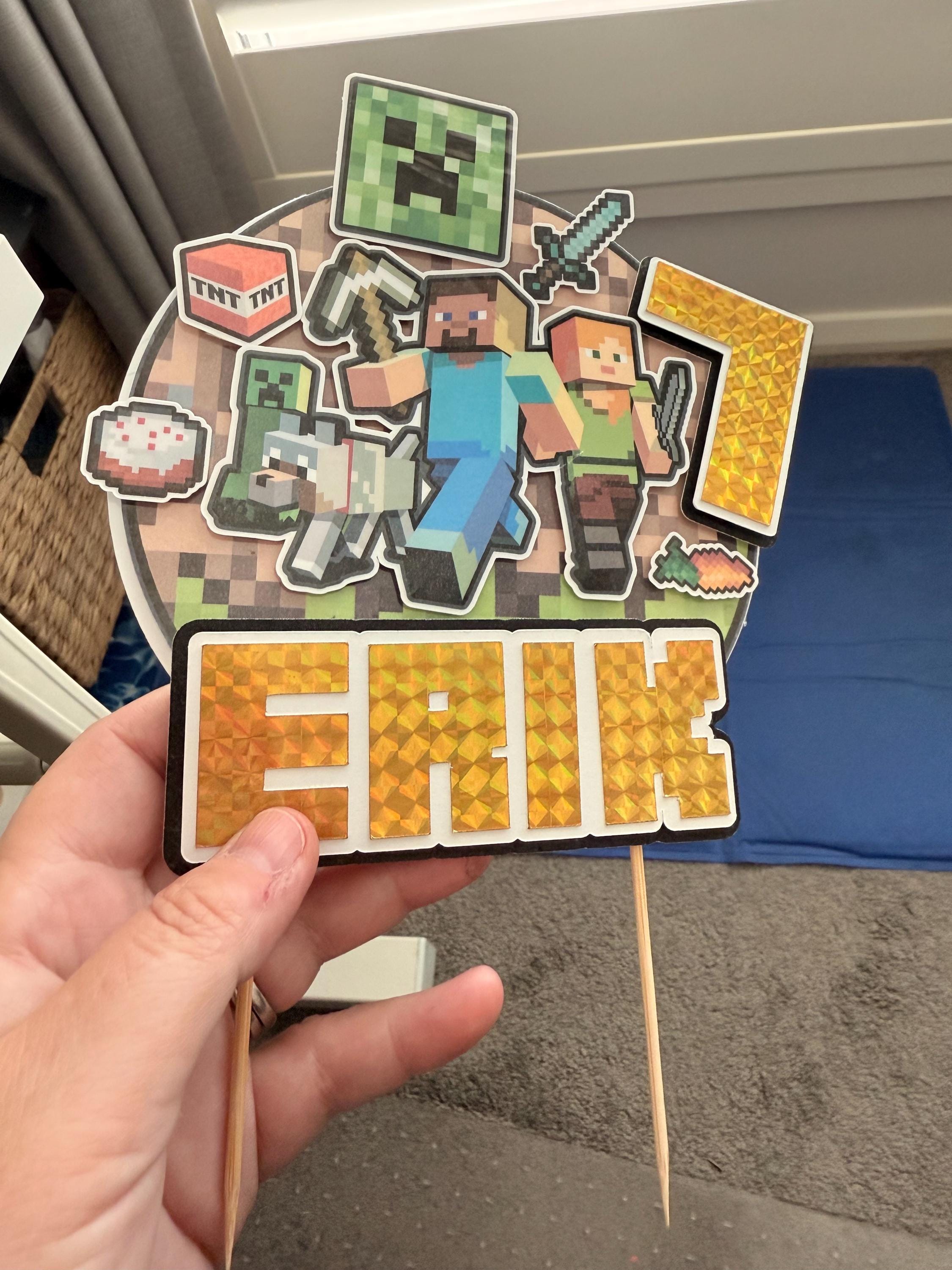 Custom Minecraft Cake Topper (Son)