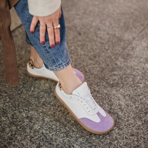 Barefoot | Minimalist Shoes | Women's Sneakers | Leather | Handmade | Zero Drop