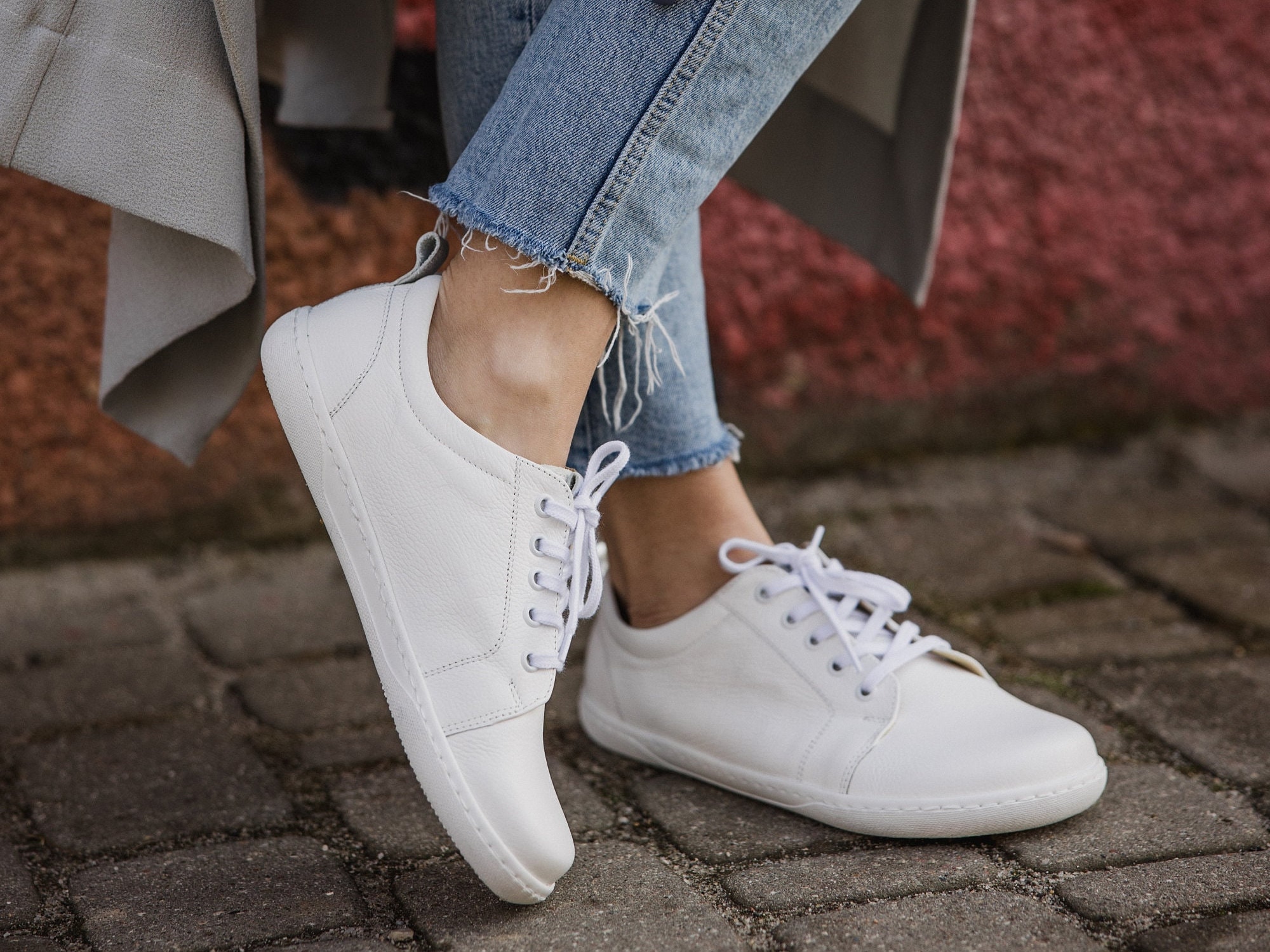 A piedi nudi Scarpe da ginnastica larghe Appartamenti a piedi nudi A piedi nudi sostenibili Scarpe minimaliste Pelle da donna a piedi nudi Fatto a mano Etsy Italia