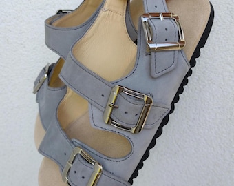 Barefoot Sandals | WomenLather | Clogs | Sustainable Barefoot Sandals | Minimalist Shoes | Golden | Camino | Zero drop