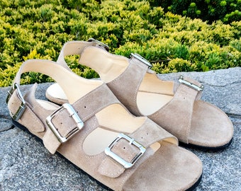Barfußsandalen für Damen, Minimalistische Schuhe, Barfußsandalen aus Leder, breite Sandalen für Frauen, nachhaltige Barfußsandalen, minimalistische Schuhe,