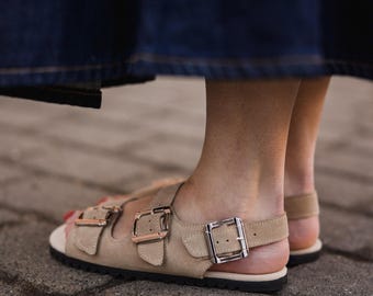 Barefoot Sandals | WomenLather | Clogs | Sustainable Barefoot Sandals | Minimalist Shoes | Barefoot Sandals For Women | Camino | Zero drop