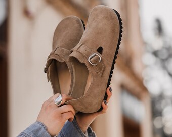 Barefoot, colorful Wide Toe Box Barefoot Flats, Sustainable Barefoot , Minimalist Shoes, Barefoot Velor Women Leather Handmade Sumer spring