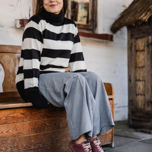 Minimalistiska skor | Damsneakers | Läder | Handgjorda | Zero Drop | Vinröd färg bild 3