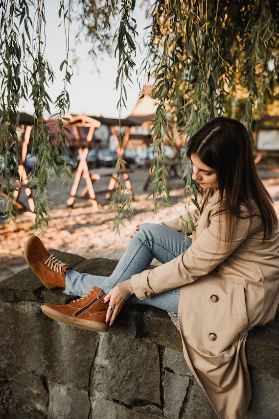 Barefoot Waterproof Boots Men's Winter Barefoot Boots Fur Lined