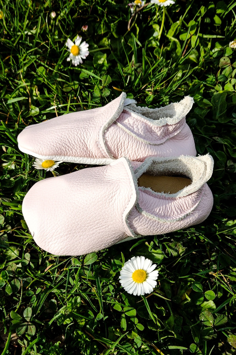 Slippers for children, Footwear for children, for nursery, kindergarten, home Made entirely of natural leather, Manual production, UNISEX zdjęcie 1