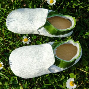 Slippers for children, Footwear for children, for nursery, kindergarten, home Made entirely of natural leather, Manual production, UNISEX zdjęcie 6