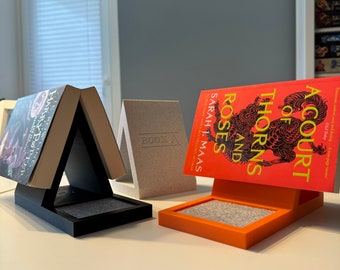 Buchständer | Bücherscheune | Buchstütze | Bücherhalter | Lesezeichen | Bookbarn | 3D-Druck | Wunschtext möglich