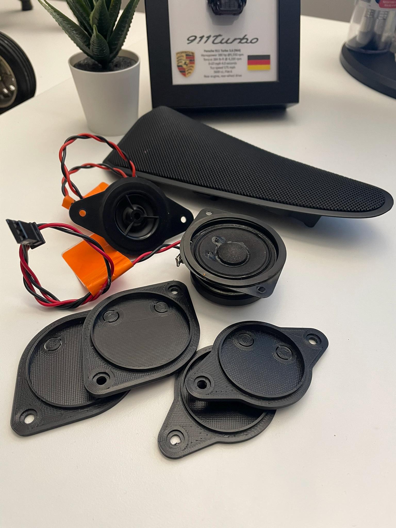 BMW Z3 Z3M Roadster & Coupe OEM Fit Tweeter/mid Mount Kit