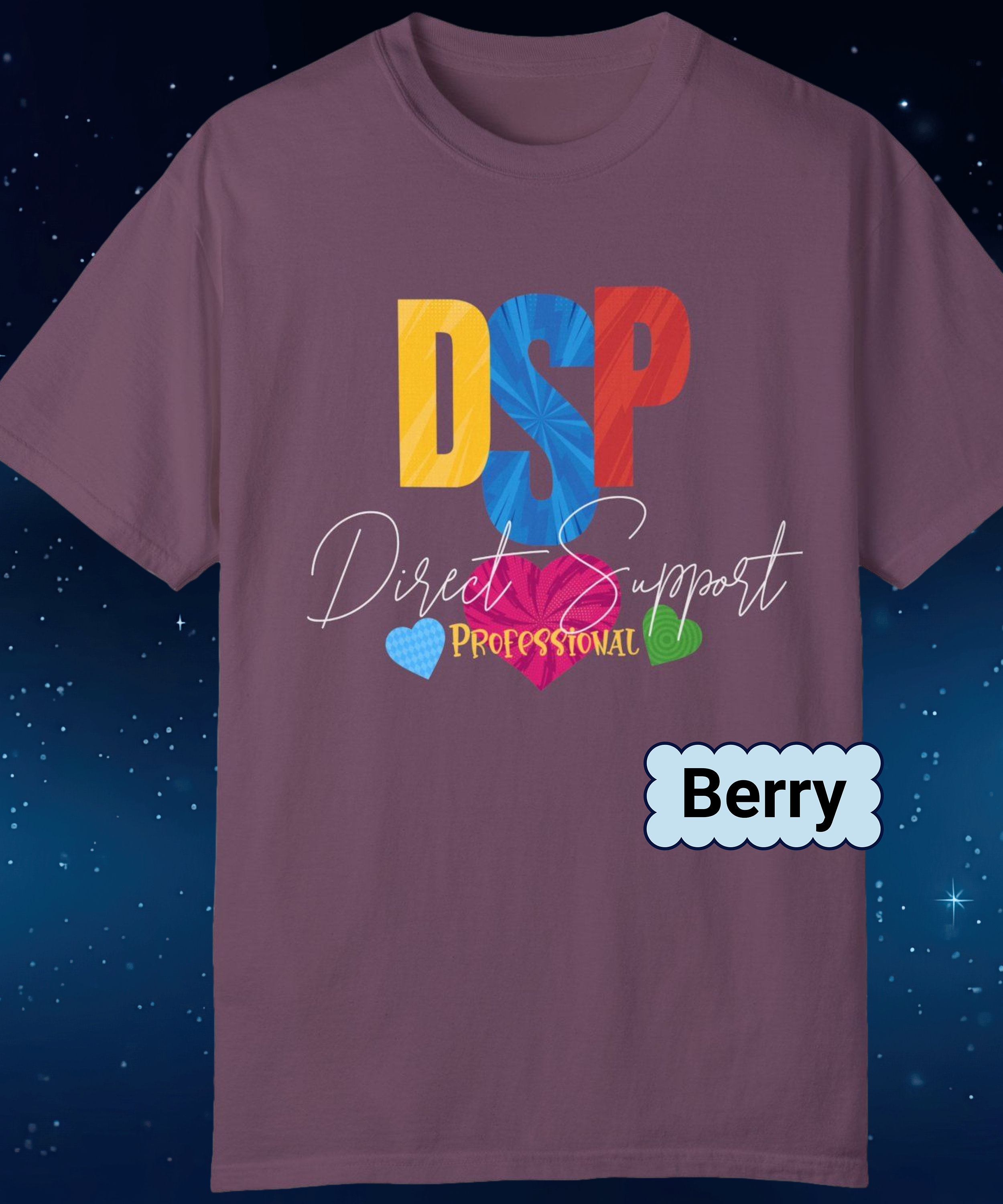 Heartfelt DSP T-shirt, Direct Support Professional Tshirt, Caregiver ...