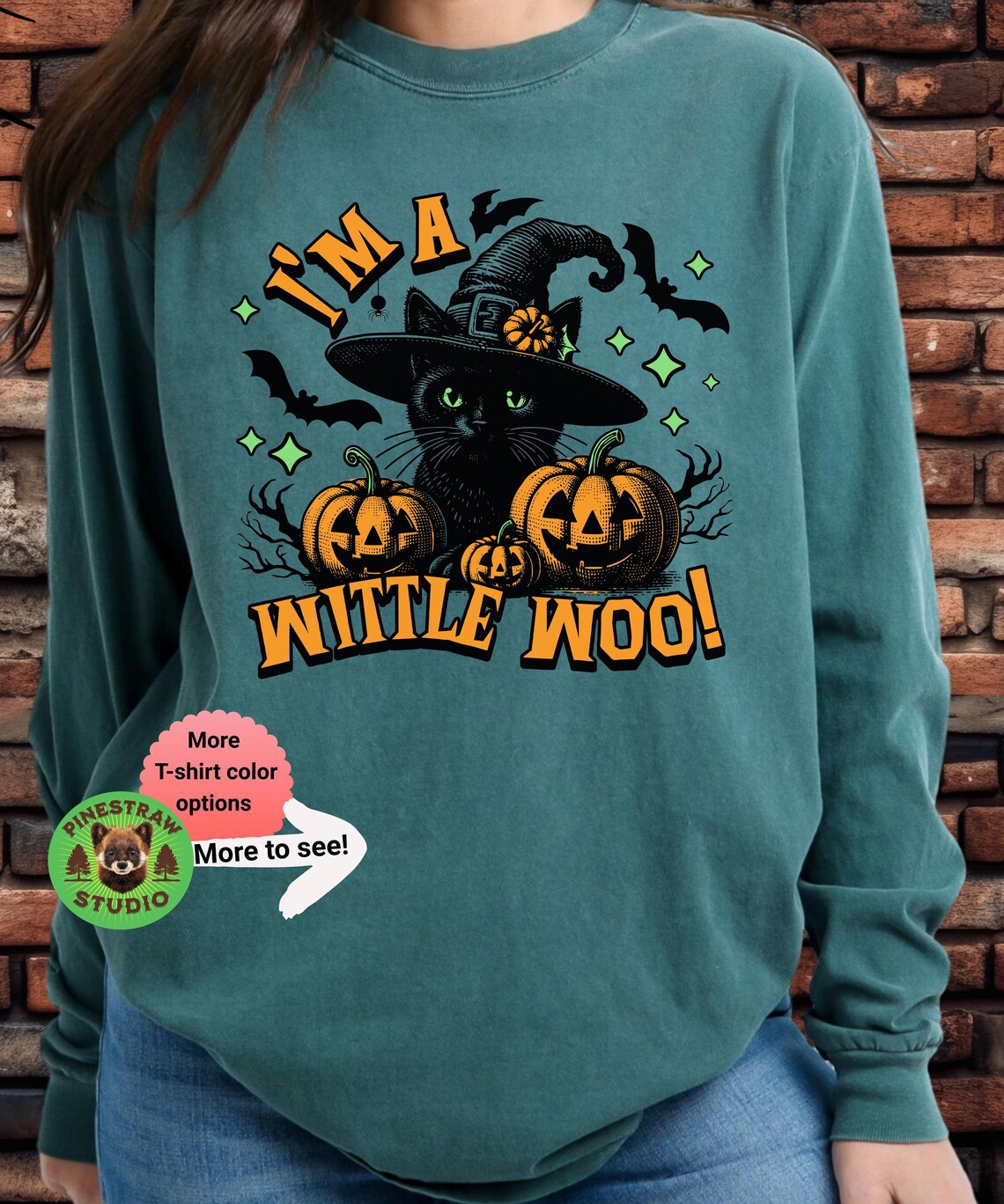 Spooky Ghost Kitty Halloween Unisex Tee
