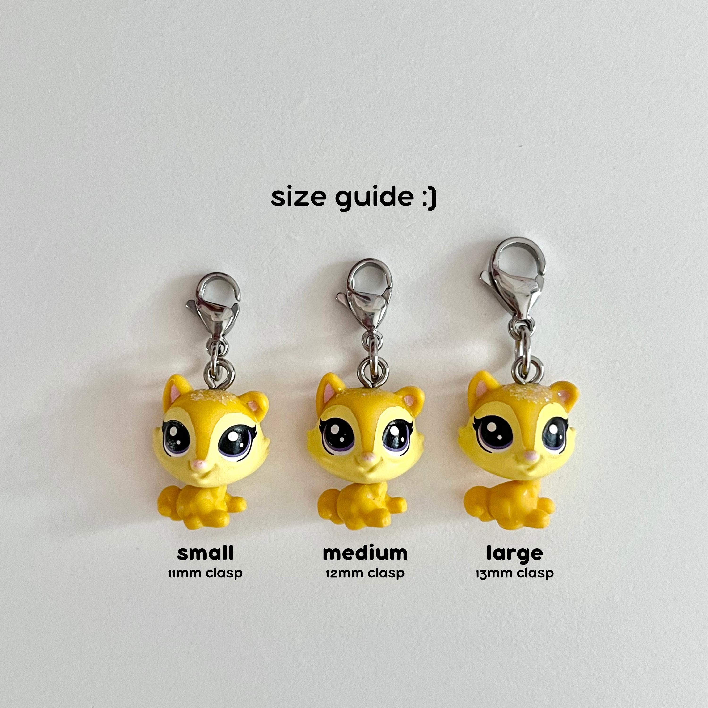 Littlest Pet Shop Keychain, LPS Mini Bag Charm, Cute Kawaii Accessory ...