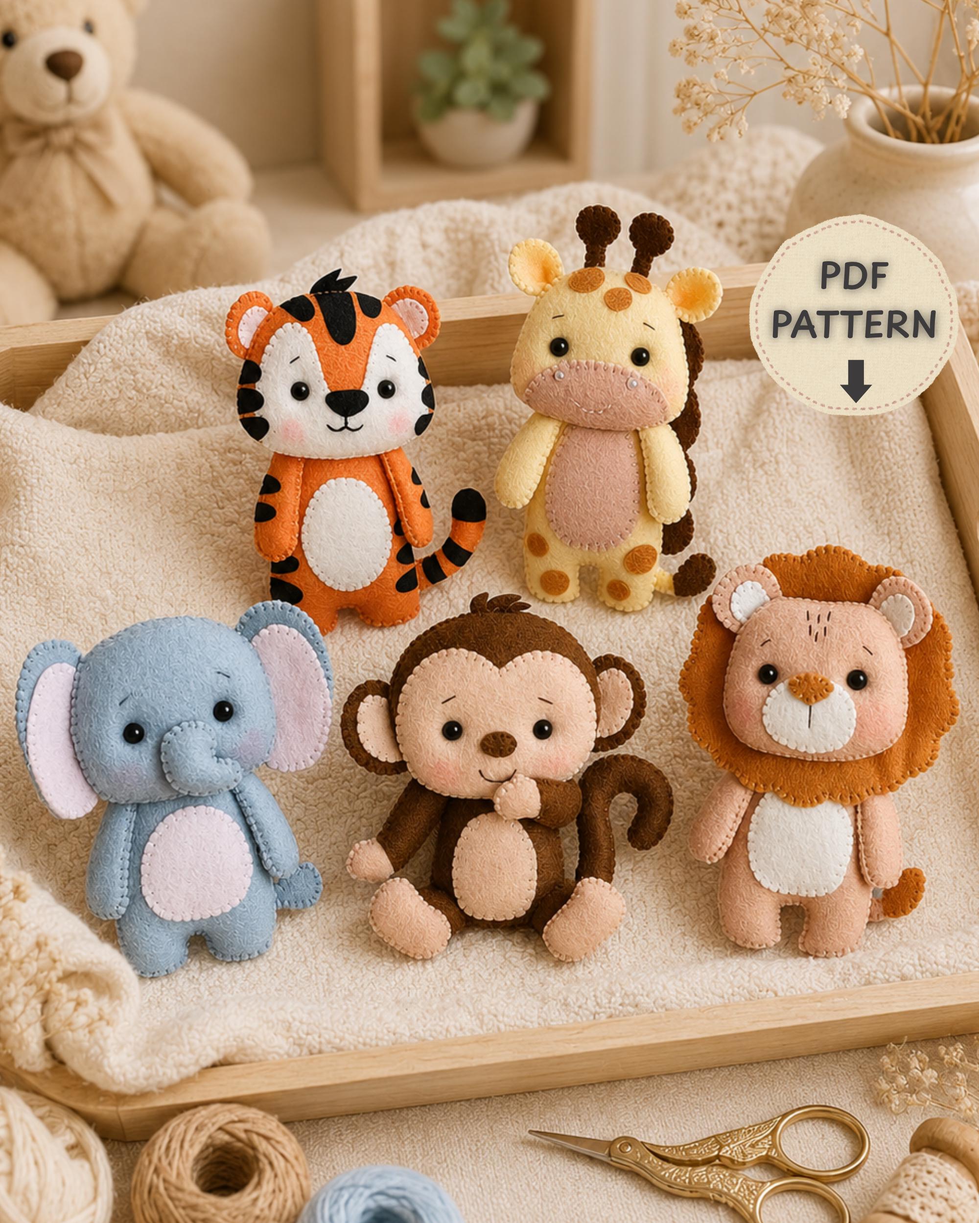 ライオンのフェルト模様 - Etsy 日本
